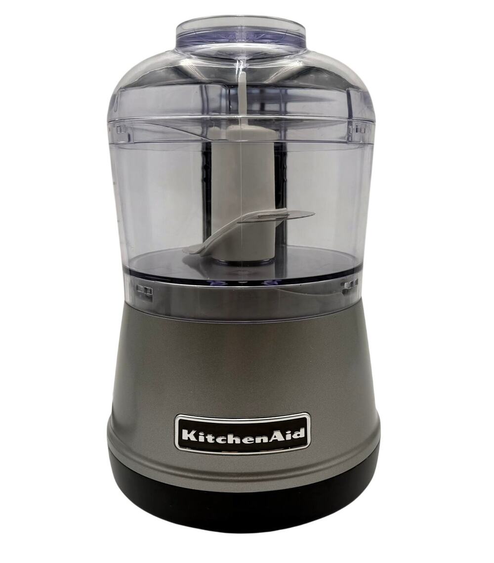 KitchenAid KFC3522QCU 3.5 Cup Household Food Chopper Gray 240W Tested Working